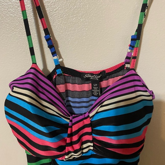 Colorful Striped Maxi Dress - Picture 2 of 3